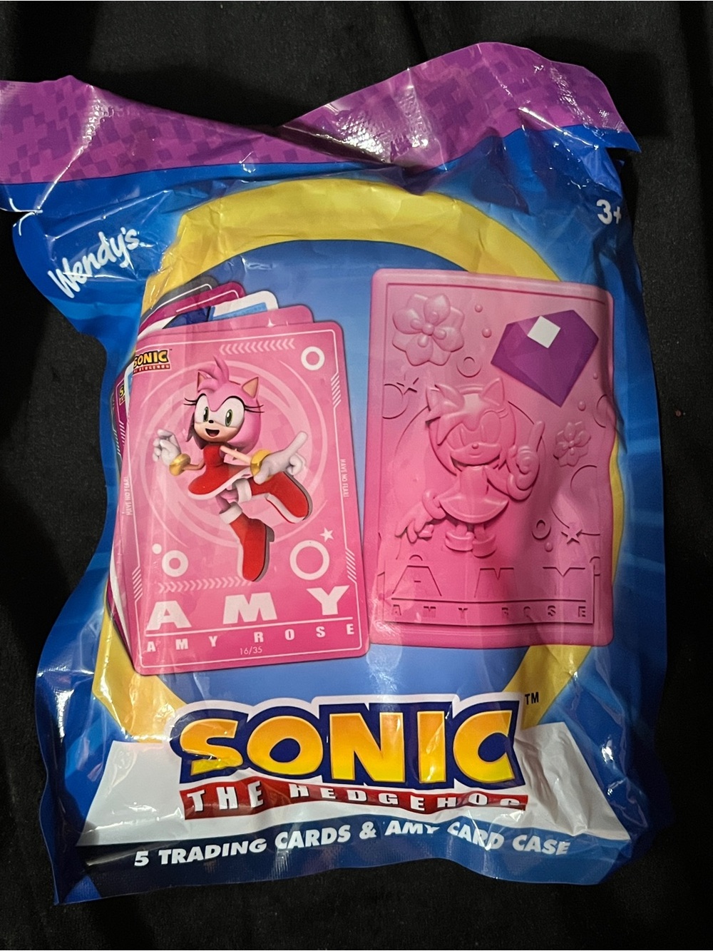 Wendy’s x Sonic the Hedgehog 35th Anniversary collectible featuring Amy Rose.